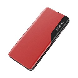 Capa Flip Smart View para Xiaomi Redmi A1 Plus Vermelho Capa Flip Smart View para Xiaomi Redmi A1 Plus Vermelho